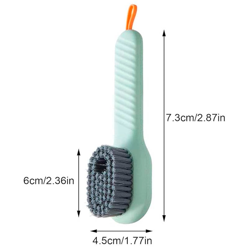 Cepillo Multifuncional para Zapatos con Dispensador de Jabón