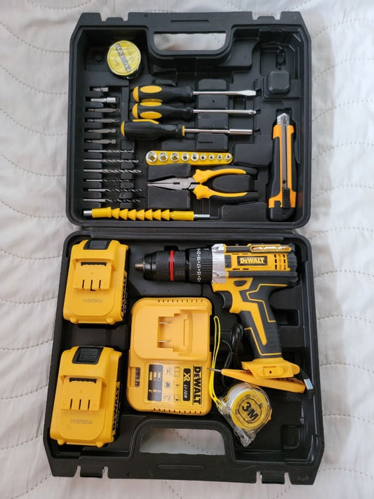 Taladro Inalámbrico 68V + Set de 30 Accesorios