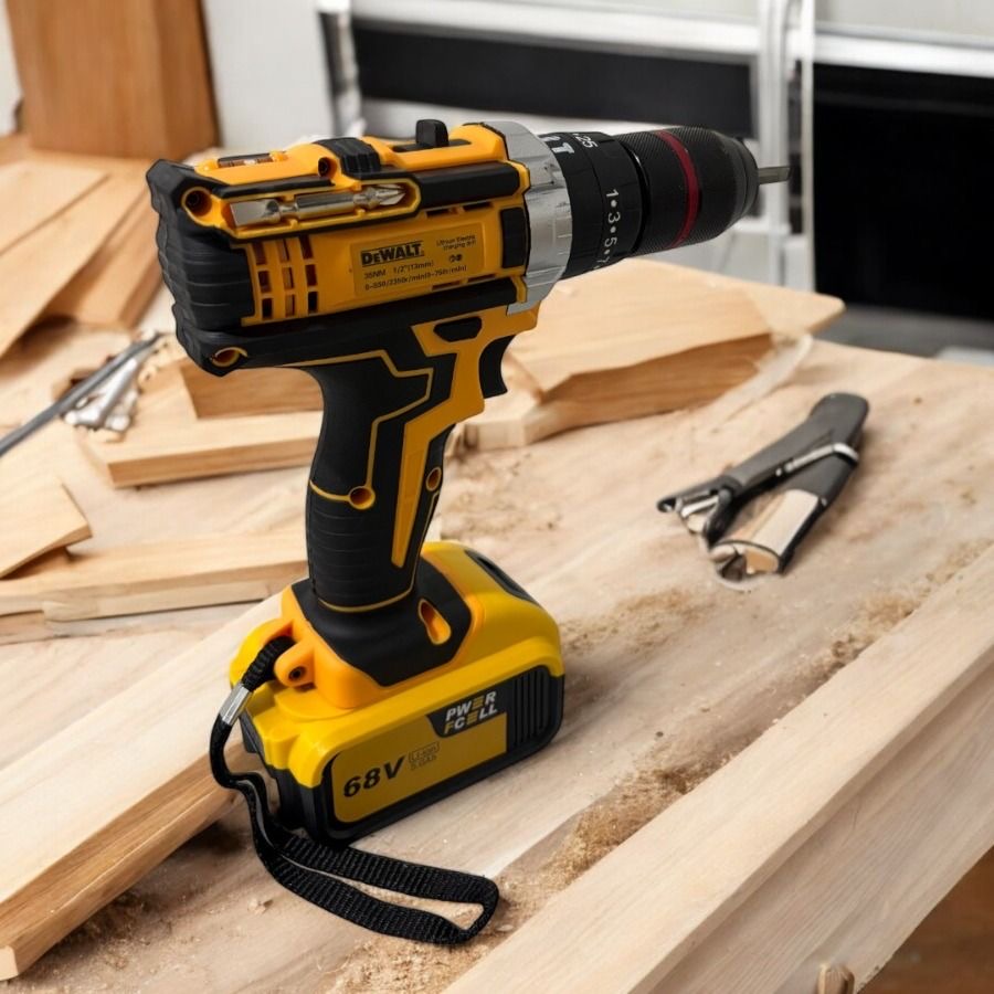 Taladro Inalámbrico 68V + Set de 30 Accesorios