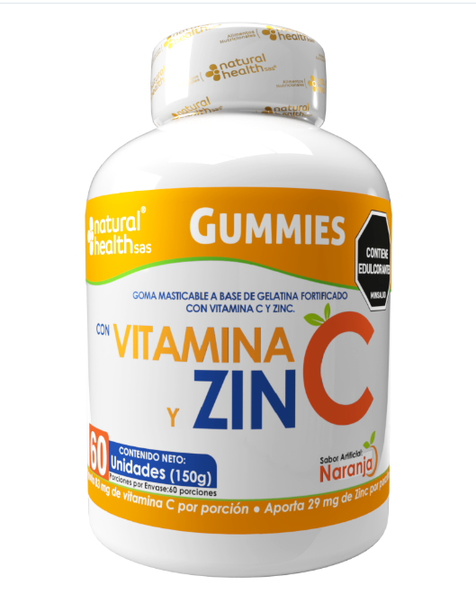Gomitas con Vitamina C x60 – Refuerza tus defensas con sabor