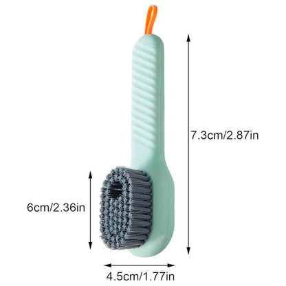 Cepillo Multifuncional para Zapatos con Dispensador de Jabón